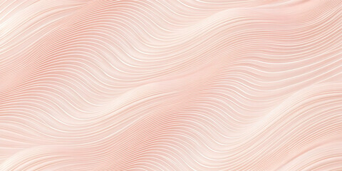 Obraz premium Abstract Blush Waves: A delicate and mesmerizing abstract background, featuring soft, undulating waves in a blush pink hue. This captivating pattern evokes a sense of tranquility and sophistication.