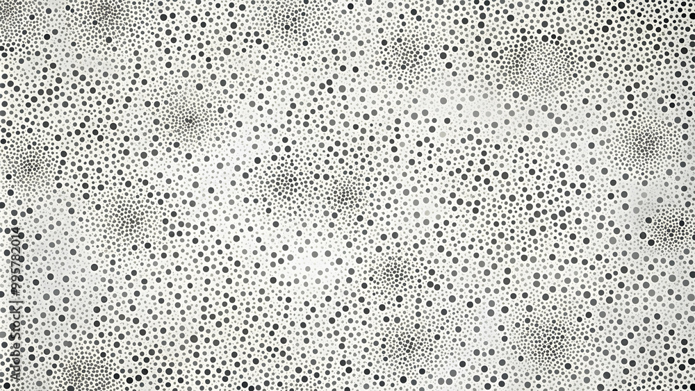 Poster cosmic dust: a mesmerizing abstract texture of tiny black dots scattered across a light grey backgro