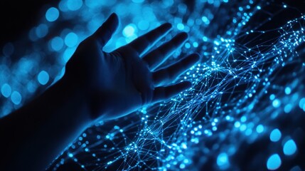 The Hand Reaching for Network