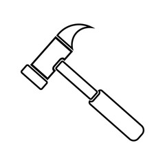 hammer icon for carpentry purposes