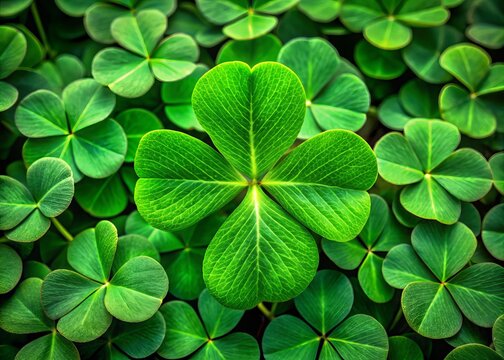 A Four Leaf Clover embodies luck and prosperity, flourishing in nature’s greenery, representing good fortune and the