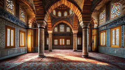 Interior View of a Mosque