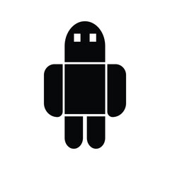 unique future robot idea icon