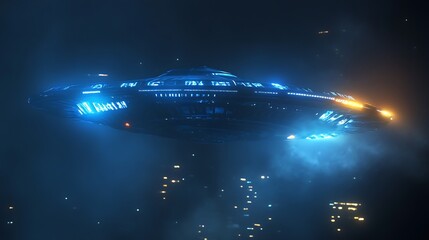 UFO in Space