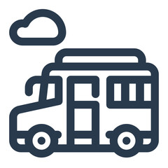 Safe School Bus Icon