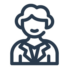 Professional School Principal Icon