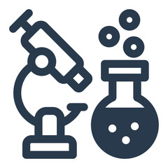 Engaging Science Lab Equipment Icon