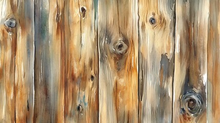 Watercolor Wooden Texture
