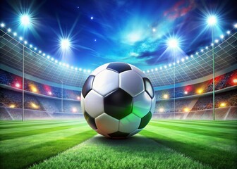 Naklejka premium Dynamic soccer clipart featuring colorful elements perfect for graphic design, sports activities, and educational