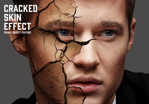 Cracked Skin Effect with Generative AI
