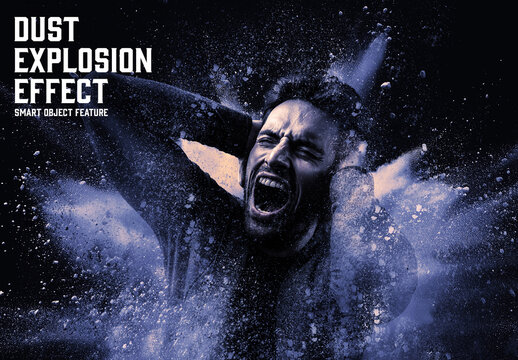 Dust Explosion Effect with Generative AI