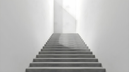 Elegant Staircase Leading to Bright Open Space