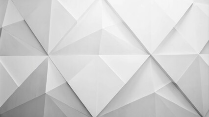 Obraz premium Abstract white low-poly relief pattern, 3d background. 3D design template. Geometric background with ice texture. 3d square background texture with low-poly triangular surface
