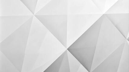 Abstract white low-poly relief pattern, 3d background. 3D design template. Geometric background with ice texture. 3d square background texture with low-poly triangular surface