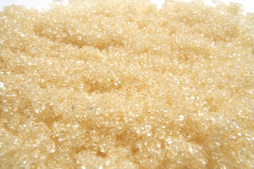 粗糖および白背景