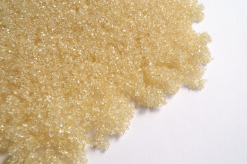 粗糖および白背景