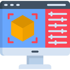 3D Modeling Icon