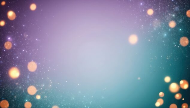 Serene blue gradient with shimmering particles, evoking tranquility or enchantment