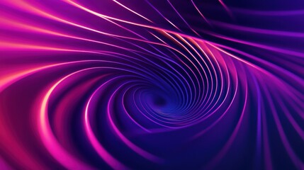 A mesmerizing abstract swirl of vibrant purple and pink hues, creating a dynamic sense of depth and movement.