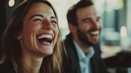 Fototapeta premium Joyful Moments in a Social Gathering