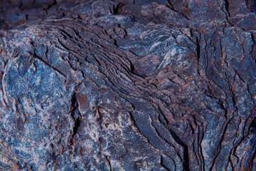 a natural rock of shale ore in cracks.