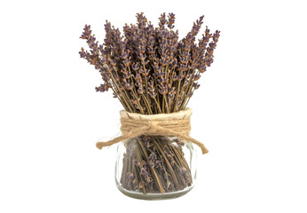 a vase with purple flowers

