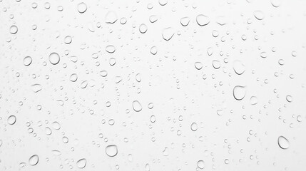 seamless water droplets on white
