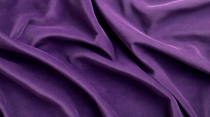 Fototapeta premium purple velvet fabric with soft folds and rich texture