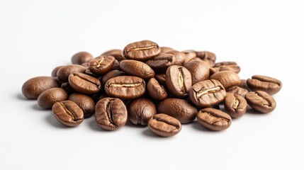 Naklejka premium The Roasted Coffee Bean Pile
