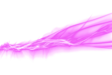 Pink png trail light effect sticker, transparent background