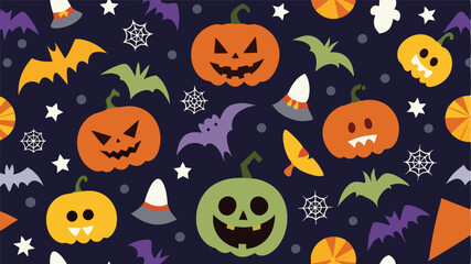 seamless halloween pattern