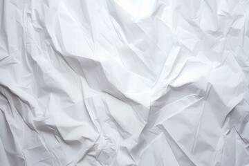 Fototapeta premium Processed collage of crumpled white paper sheet texture. Background for banner, backdrop or texture