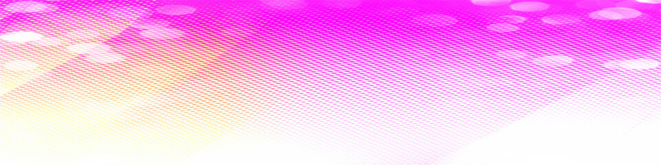 Pink and white gradient bokeh panorama background, Suitable for Advertisements, Posters, Banners, Anniversary, Party, Events, Ads and various graphic design works