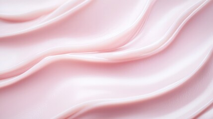 Fototapeta premium Soft Pink Fabric Texture with Gentle Waves and Smooth Surface for Background or Design Elements