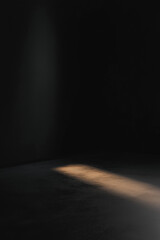 Cozy Minimal Dark Background with Smooth Light