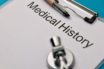 Medical History Form Background