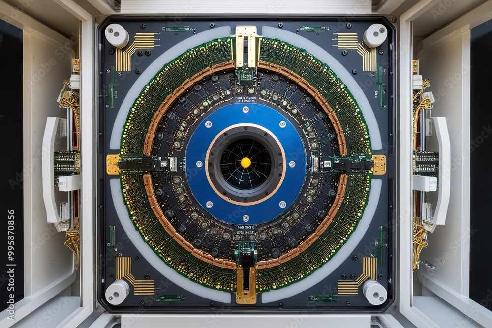 Poster space exploration sensor array configuration on innovative pcb layout for astronomical discovery tec