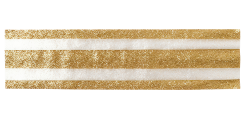 PNG Lines pattern adhesive strip gold white background rectangle.