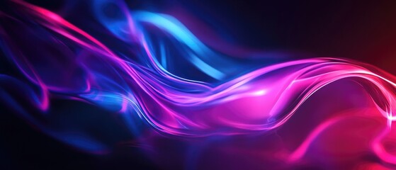 Fototapeta premium Vibrant neon motion background with an abstract design creating a visually stunning effect