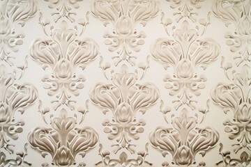 Silver wall ornament vintage rustic old royal interior luxury floral background