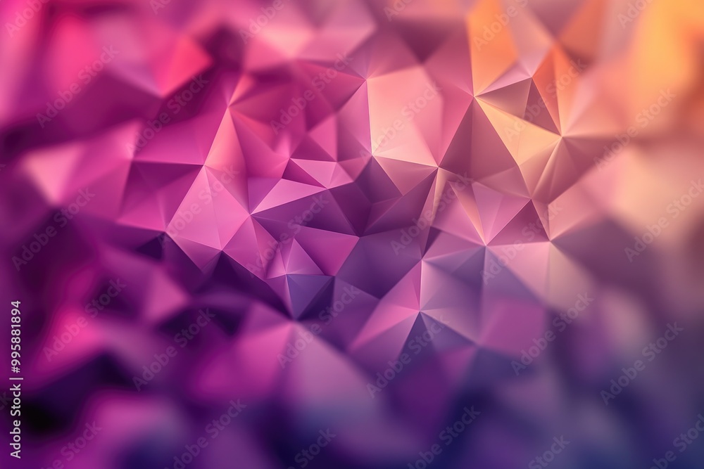 Poster abstract blurred background featuring repeating triangular shapes with a smooth gradient texture ide