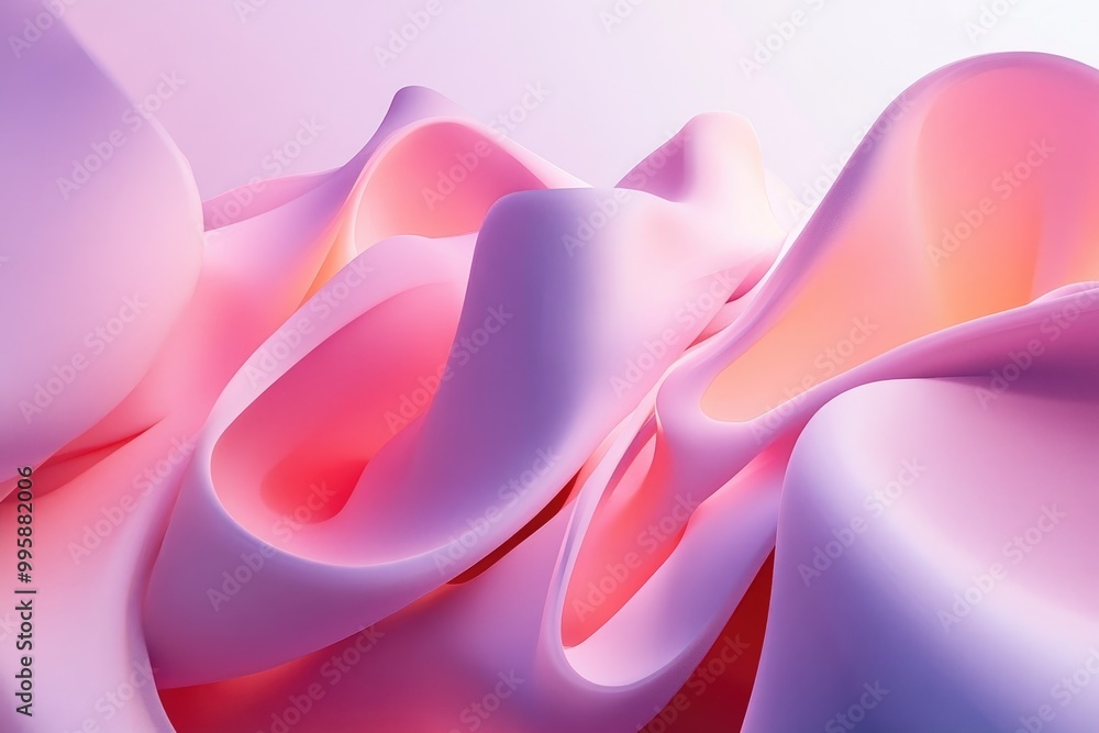 Aufkleber stunning minimalistic abstract background featuring 3d illustration and rendering techniques