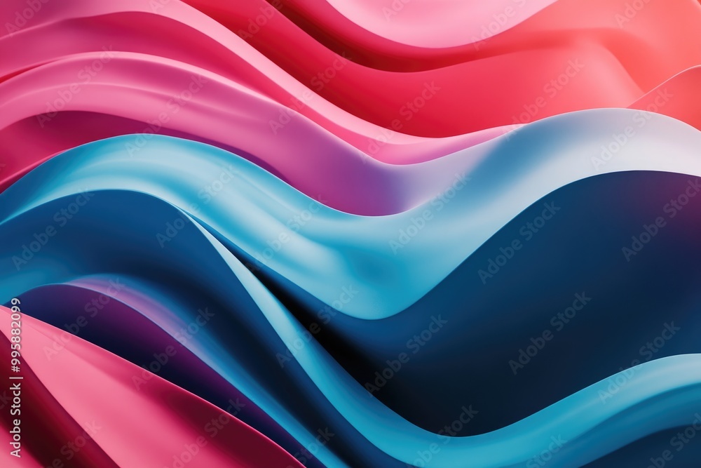 Aufkleber stunning minimalistic abstract background featuring 3d illustration and rendering techniques