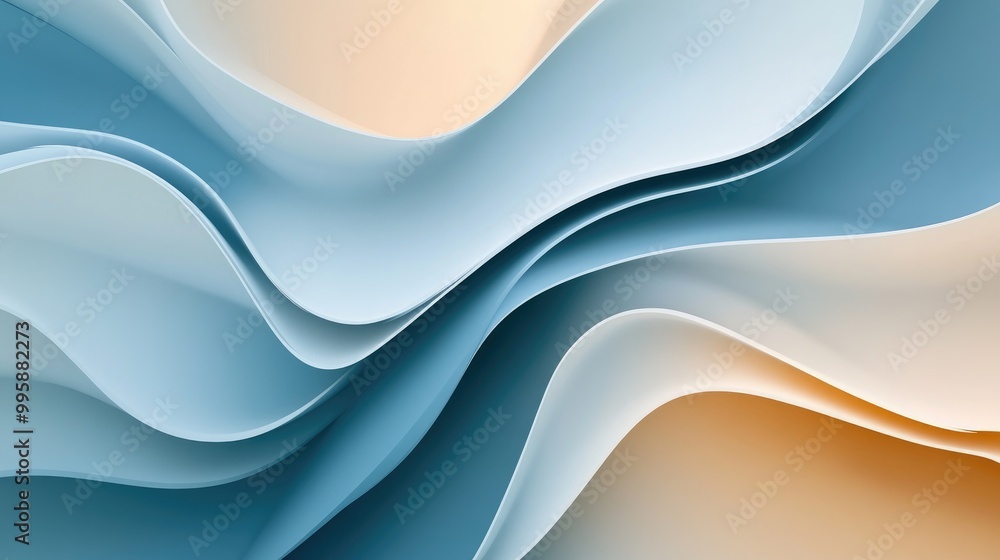 Poster abstract design featuring a simple and visually pleasing background