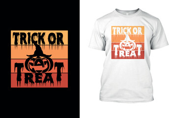 Halloween Scary T Shirt Design Template for Happay Halloween