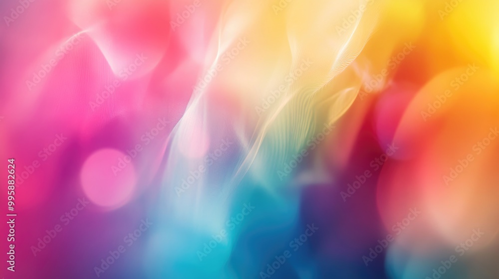 Poster multicolored abstract blur background for a dreamy and creative backdrop