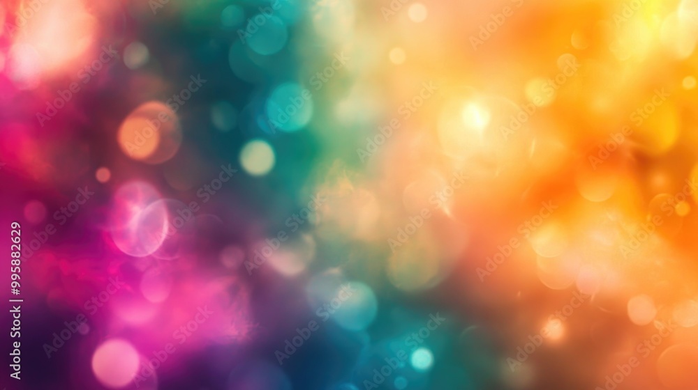 Poster multicolored abstract blur background for a dreamy and creative backdrop