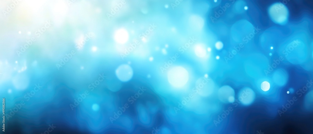Aufkleber abstract blurred blue background with a smooth gradient effect
