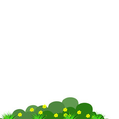 Fototapeta premium Vector Wild Bush