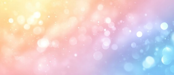 Obraz premium Soft blurred gradient background featuring pastel colors